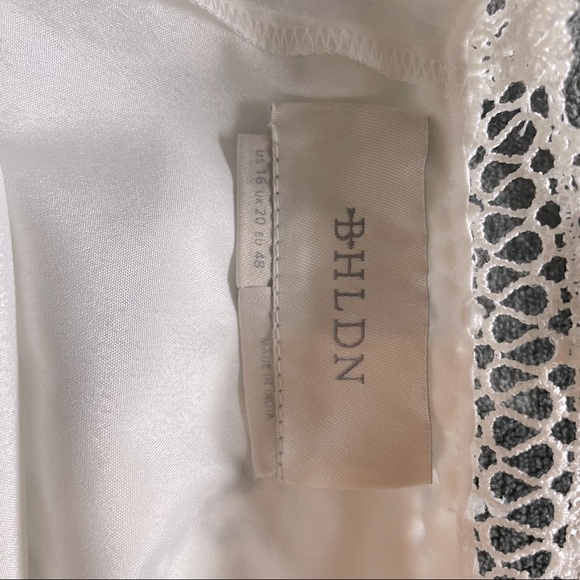 BHLDN Edina dress, ivory, size 16 - Picture 2 of 8